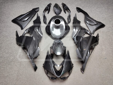 Kawasaki ZX6R 2024-2025 Gloss Carbon Fiber Style ABS Fairings | Monster Fairings