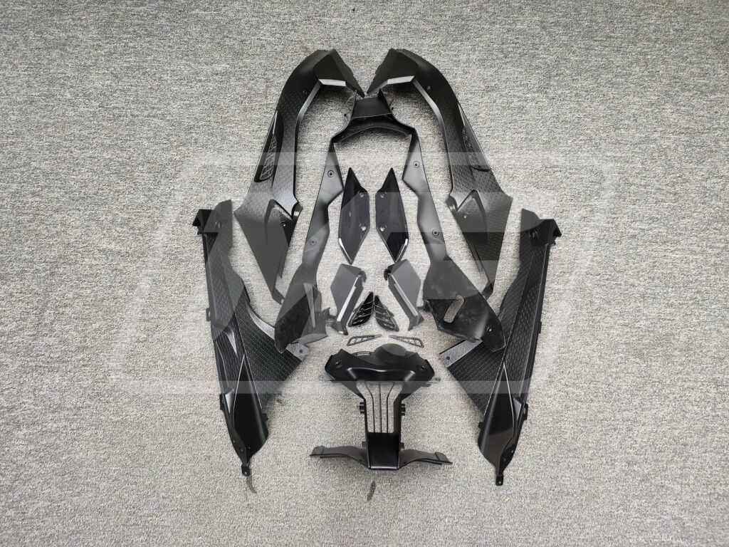 Monster Fairings ABS fairing kit for BMW S1000RR 2009 - 2014 - Gloss White With Deep Blue & Black, precise OEM fit