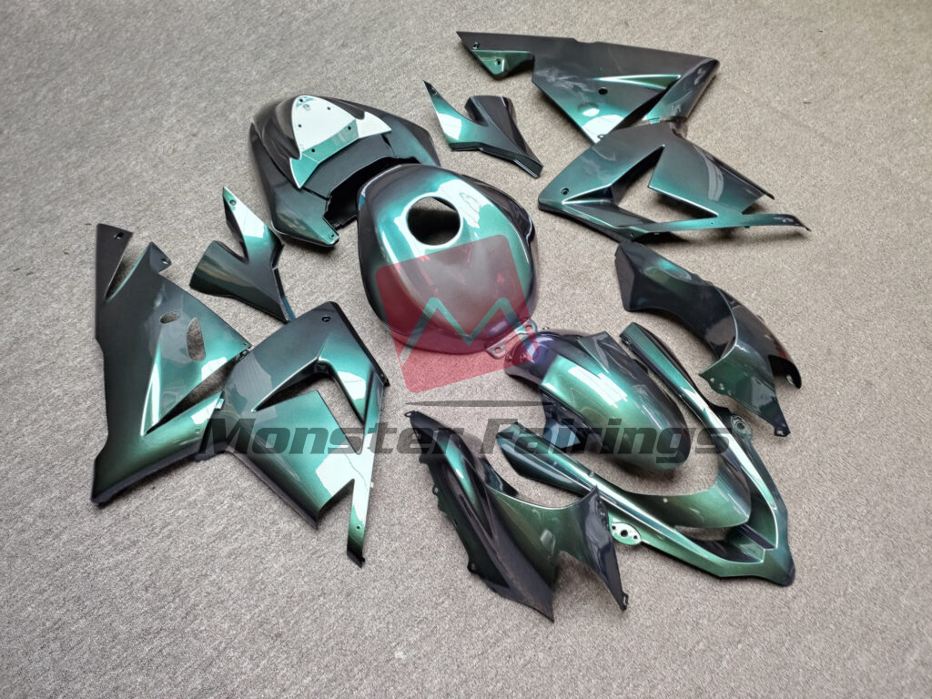 Gloss Emerald Green ABS fairings for Kawasaki ZX10R 2004 - 2005 - premium OEM fit kit by Monster Fairings