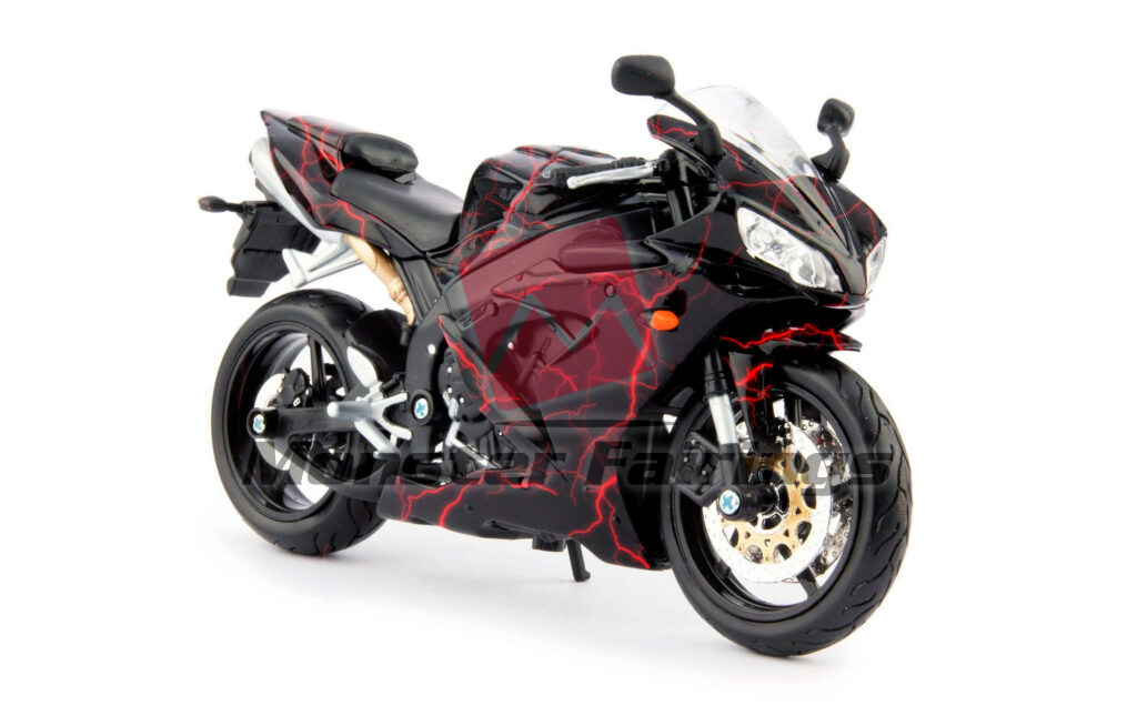 Gloss Black With Red Lightning ABS fairings for Yamaha R1 2004 - 2006 - premium OEM fit kit by Monster Fairings