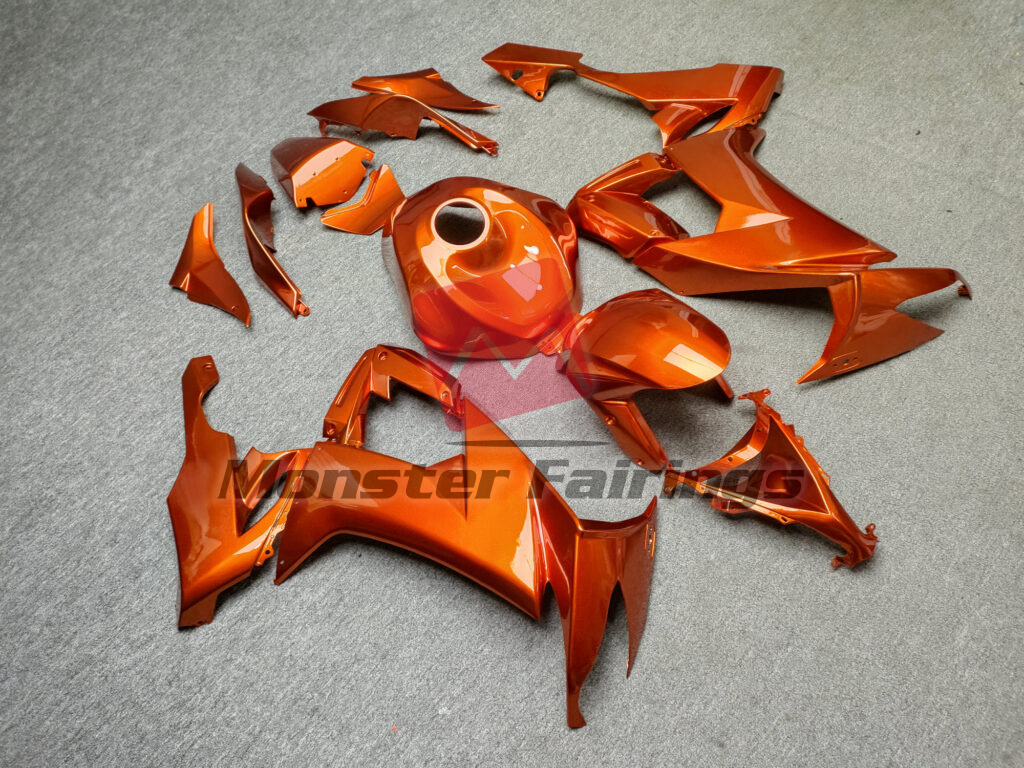 Gloss Burnt Orange ABS fairings for Kawasaki ZX10R 2008 - 2010 - premium OEM fit kit by Monster Fairings