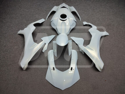Yamaha R1 2015-2019 Gloss White With Gold Pearl Flakes ABS Fairings | Monster Fairings