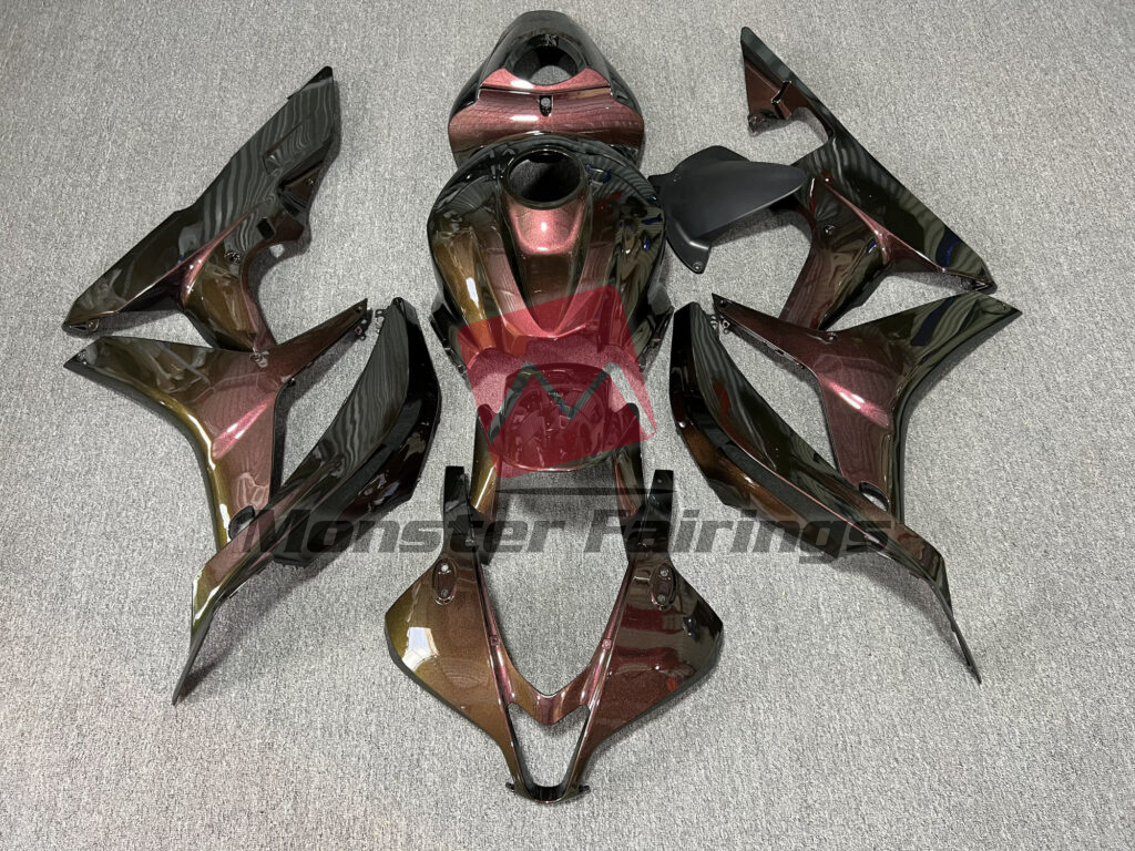Honda CBR600RR 2009 - 2012 Gloss Pearl Bronze Gradient ABS fairings - custom motorcycle bodywork kit by Monster Fairings