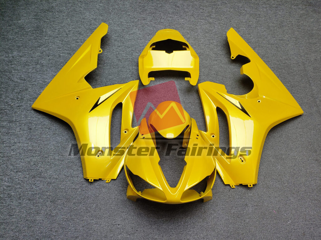 Triumph Daytona 675 2009 - 2012 Gloss Yellow ABS fairings - custom motorcycle bodywork kit by Monster Fairings