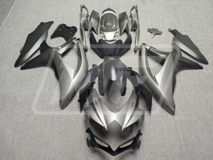 Suzuki GSXR 600-750 2008-2010 Matte Black & Dark Gray ABS Fairings | Monster Fairings