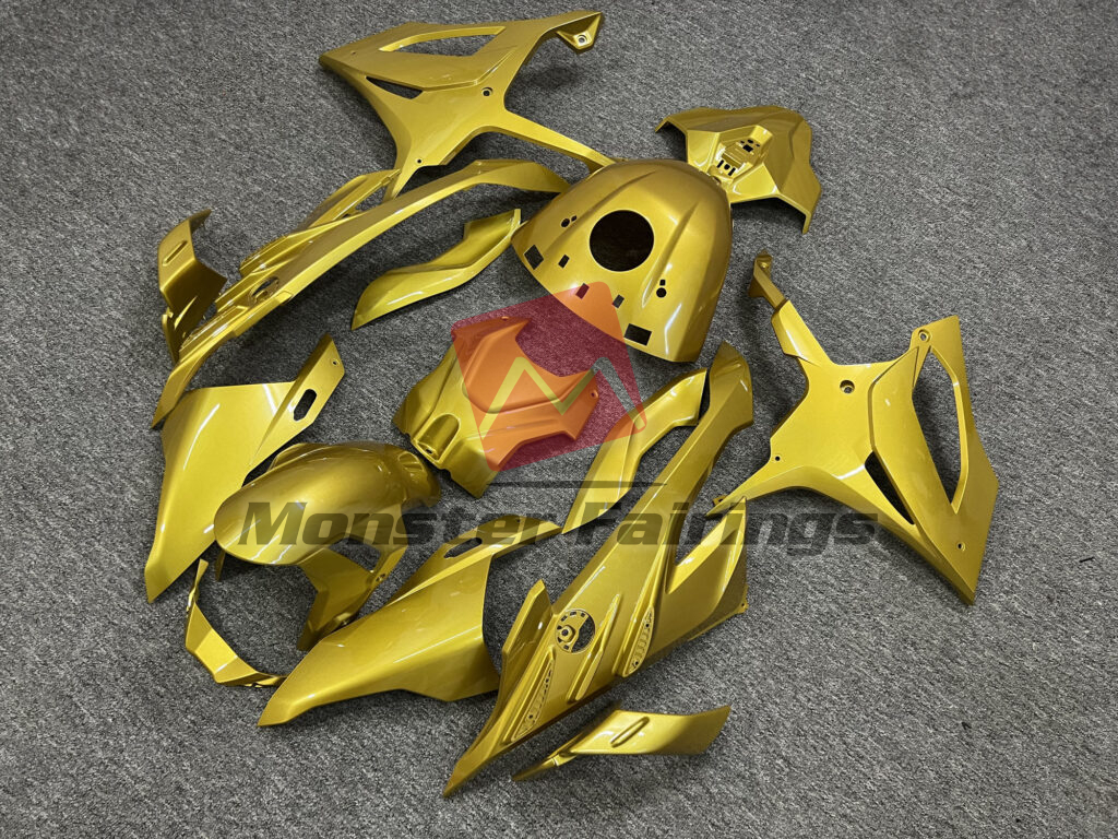 Gloss Gold ABS fairings for BMW S1000RR 2023 - 2024 - premium OEM fit kit by Monster Fairings