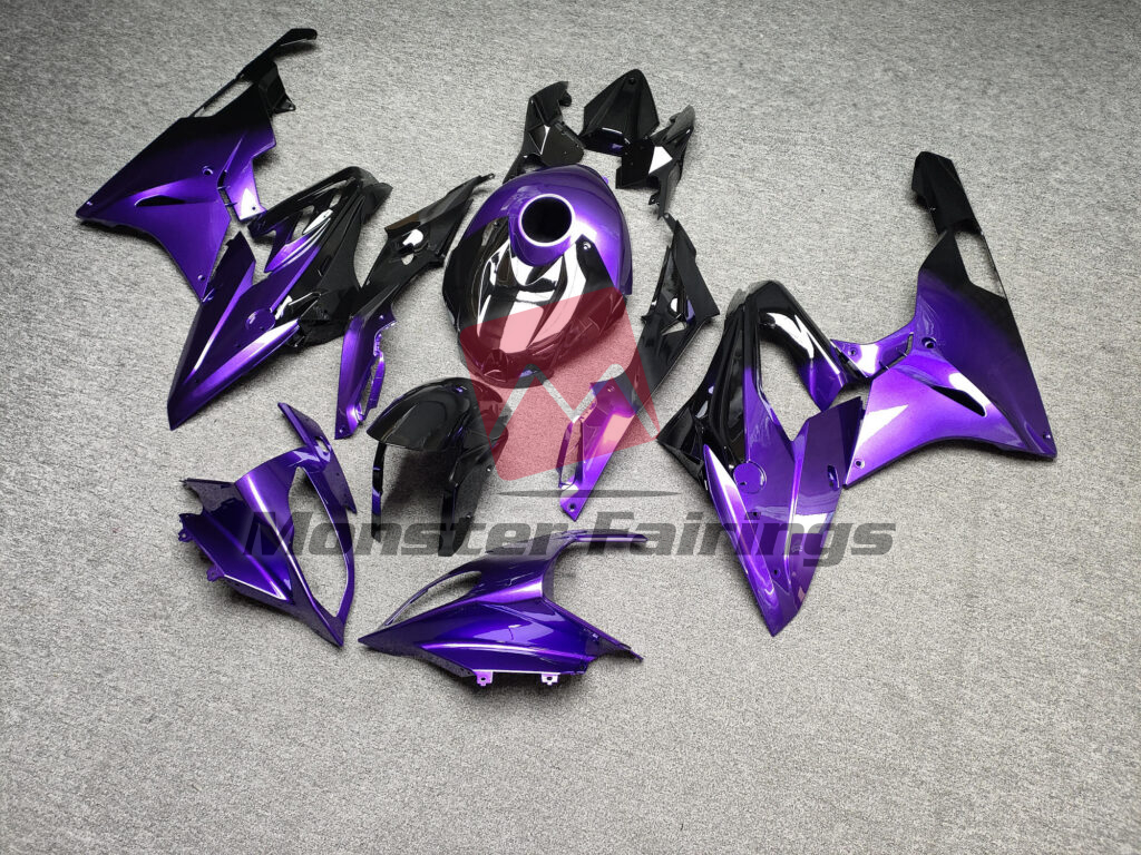 Gloss Purple With Black ABS fairings for BMW S1000RR 2015 - 2016 - premium OEM fit kit by Monster Fairings