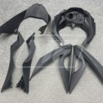 Monster Fairings ABS fairing kit for Kawasaki Ninja 300 2013 - 2022 - Gloss Purple & Blue Iridescent & Black Shattered, precise OEM fit