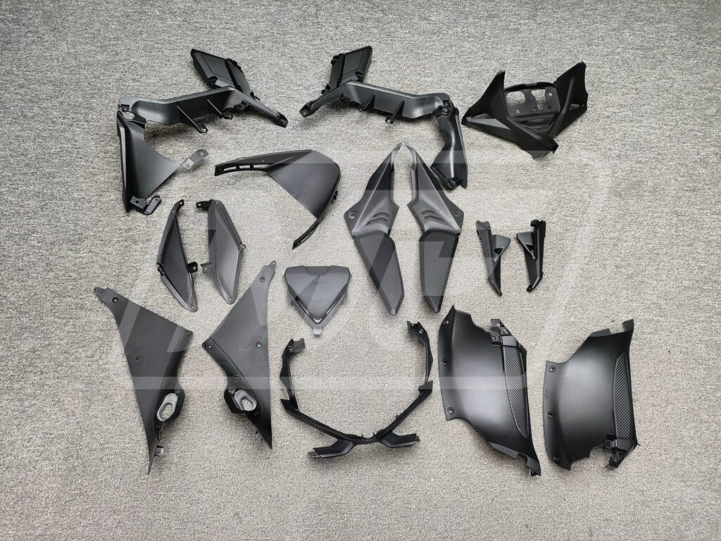Honda CBR650R 2021 - 2023 ABS fairings, Matte Black - high - quality motorcycle kit by Monster Fairings