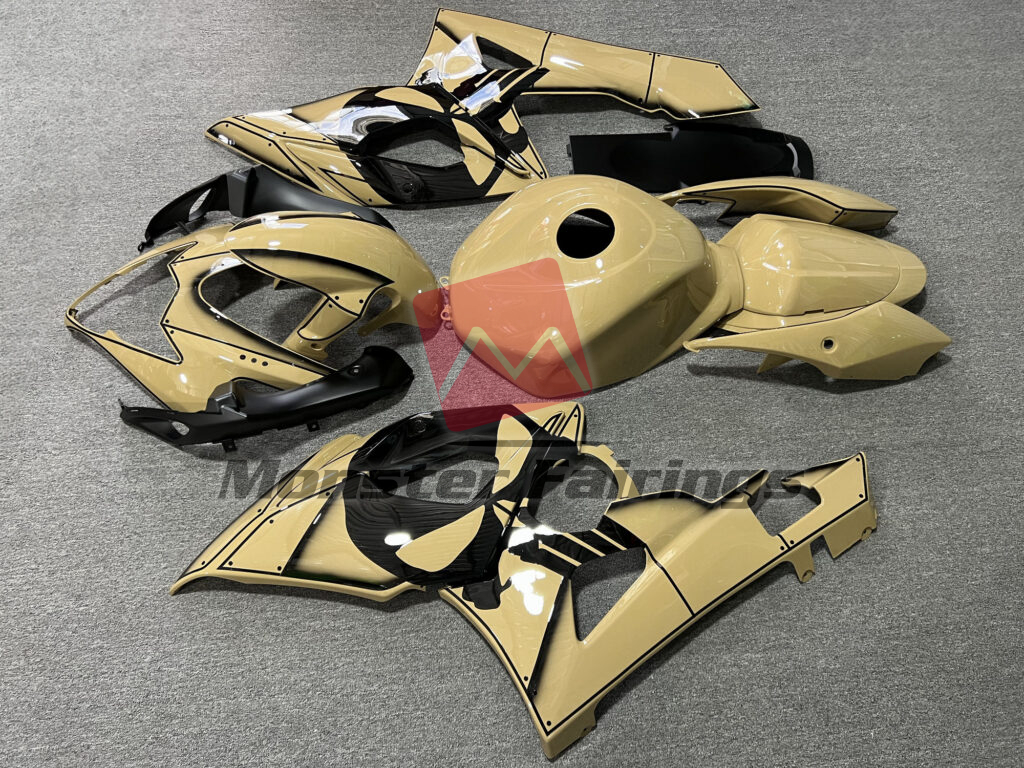 2005 - 2006 Suzuki GSXR 1000 Gloss Desert Tan Punisher fairing set - ABS injection, custom painted by Monster Fairings