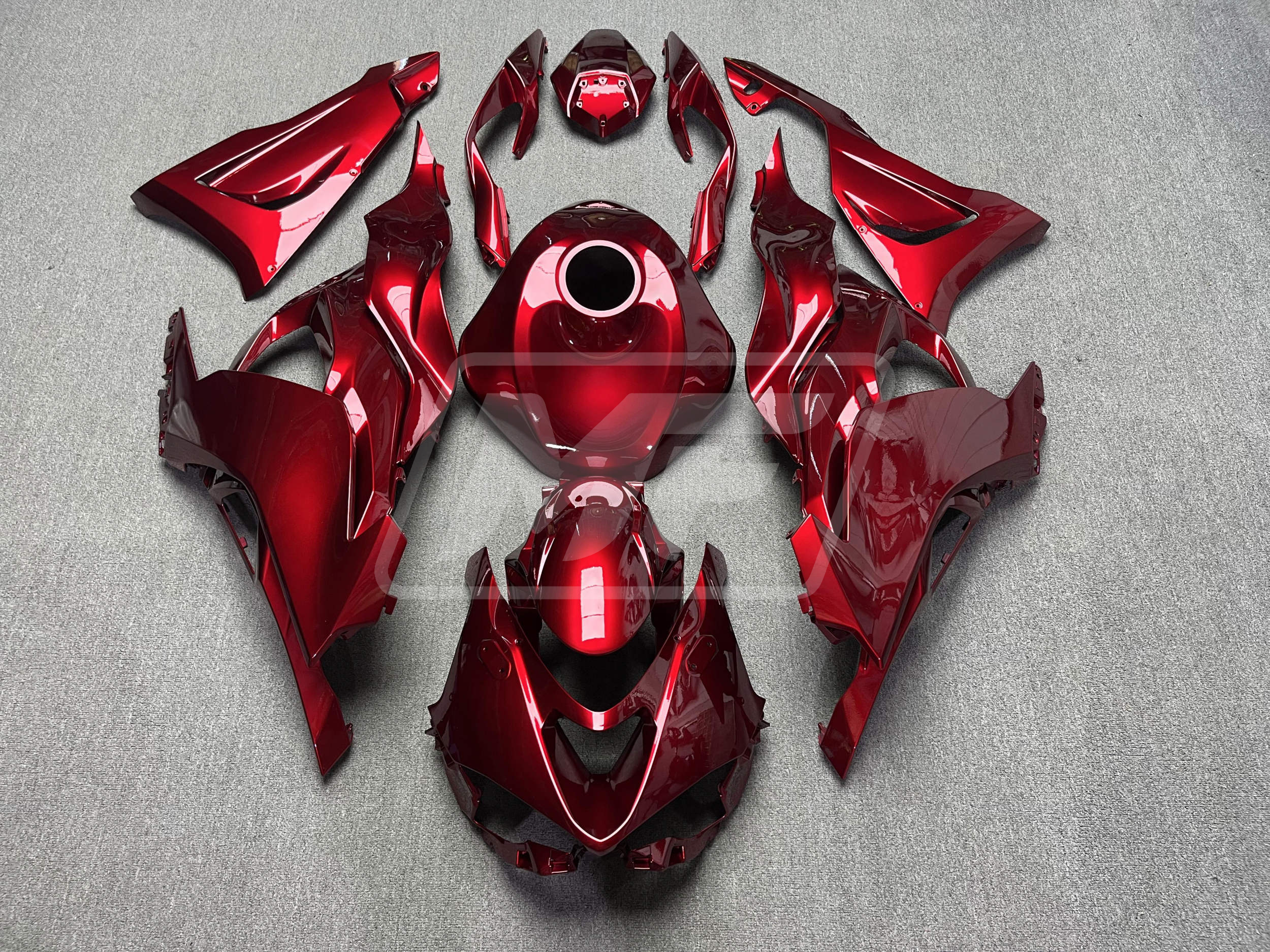 Kawasaki ZX6R 2024-2026 Gloss Candy Red ABS Fairings | Monster