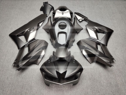 Honda CBR600RR 2013-2025 Matte Black With Gunmetal Gray ABS Fairings | Monster Fairings