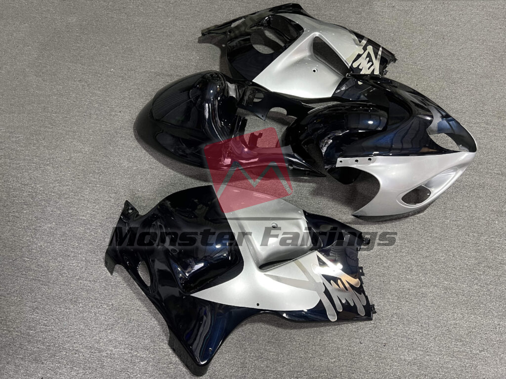Gloss Midnight Blue & Silver ABS fairings for Suzuki GSXR 1300 1997 - 2007 - premium OEM fit kit by Monster Fairings