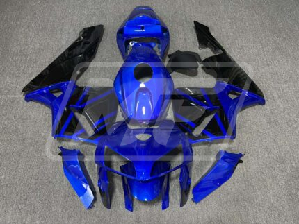 Honda CBR600RR 2005-2006 Gloss Blue With Black ABS Fairings | Monster Fairings