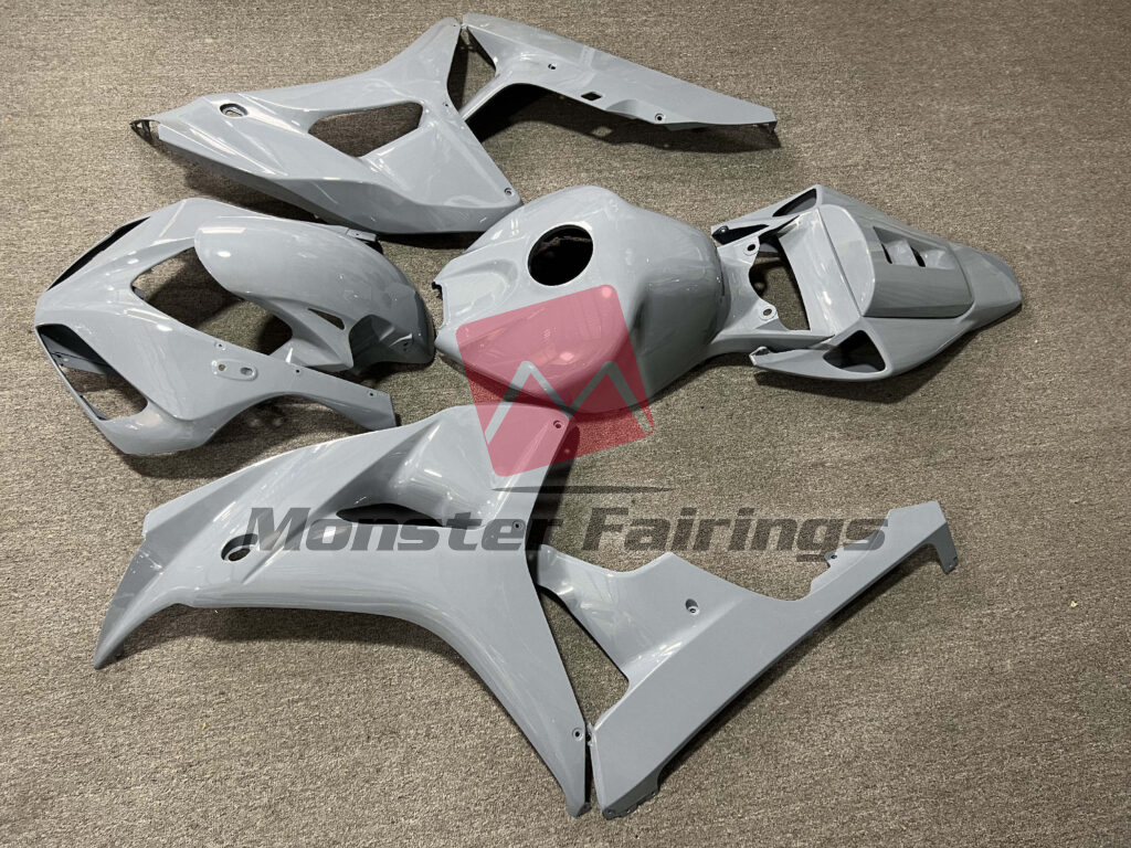 2006 - 2007 Honda CBR1000RR Gloss Nardo Gray fairing set - ABS injection, custom painted by Monster Fairings