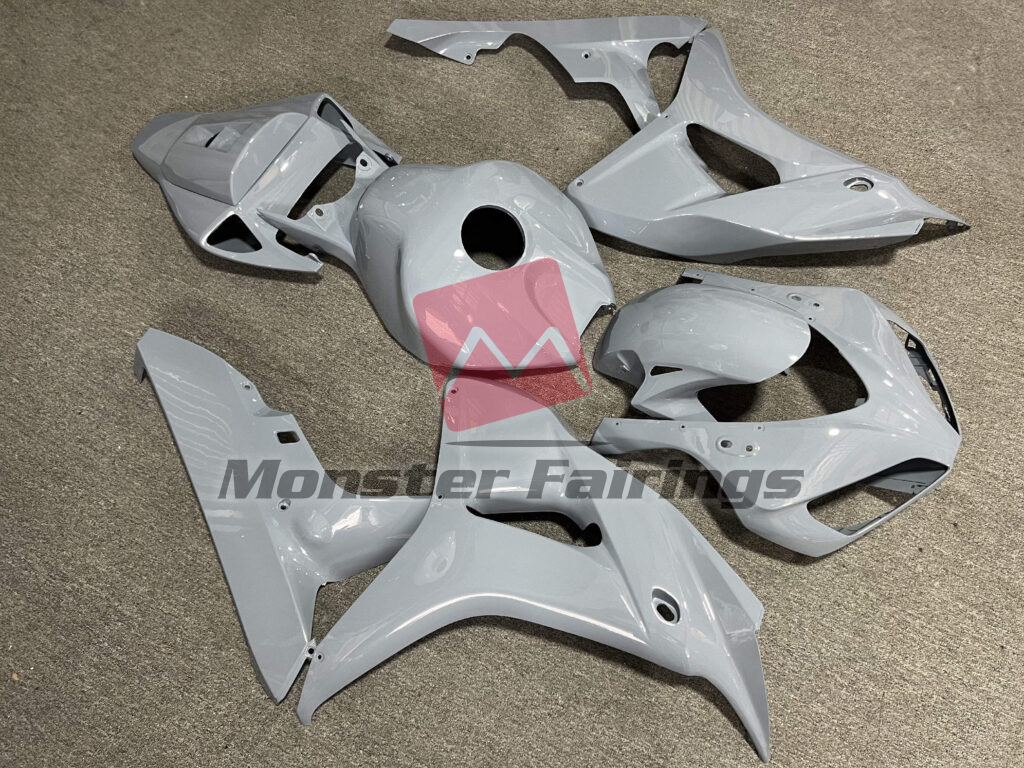Honda CBR1000RR custom ABS fairings 2006 - 2007 in Gloss Nardo Gray - durable replacement kit, Monster Fairings