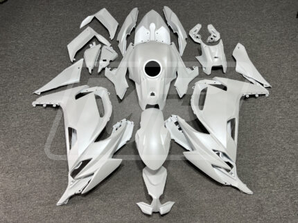 Kawasaki Ninja 650R 2020-2025 Matte Metallic White ABS Fairings | Monster Fairings
