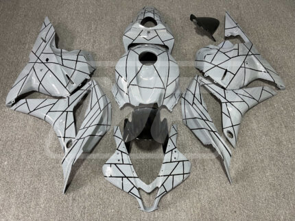 Honda CBR600RR 2009-2012 Gloss Nardo Gray With Black Pattern ABS Fairings | Monster Fairings