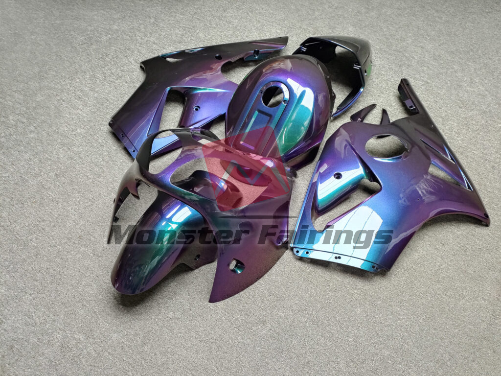 Gloss Purple Gradient ABS fairings for Kawasaki ZX12R 2000 - 2001 - premium OEM fit kit by Monster Fairings