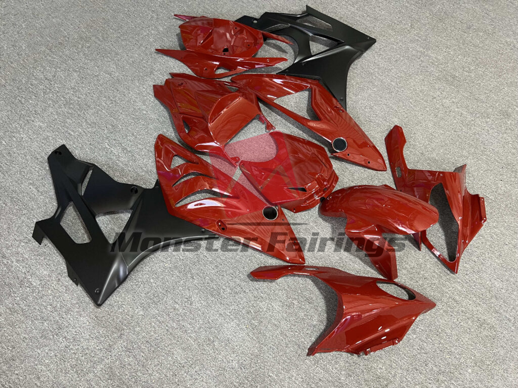 Gloss Red & Matte Black ABS fairings for BMW S1000RR 2009 - 2014 - premium OEM fit kit by Monster Fairings