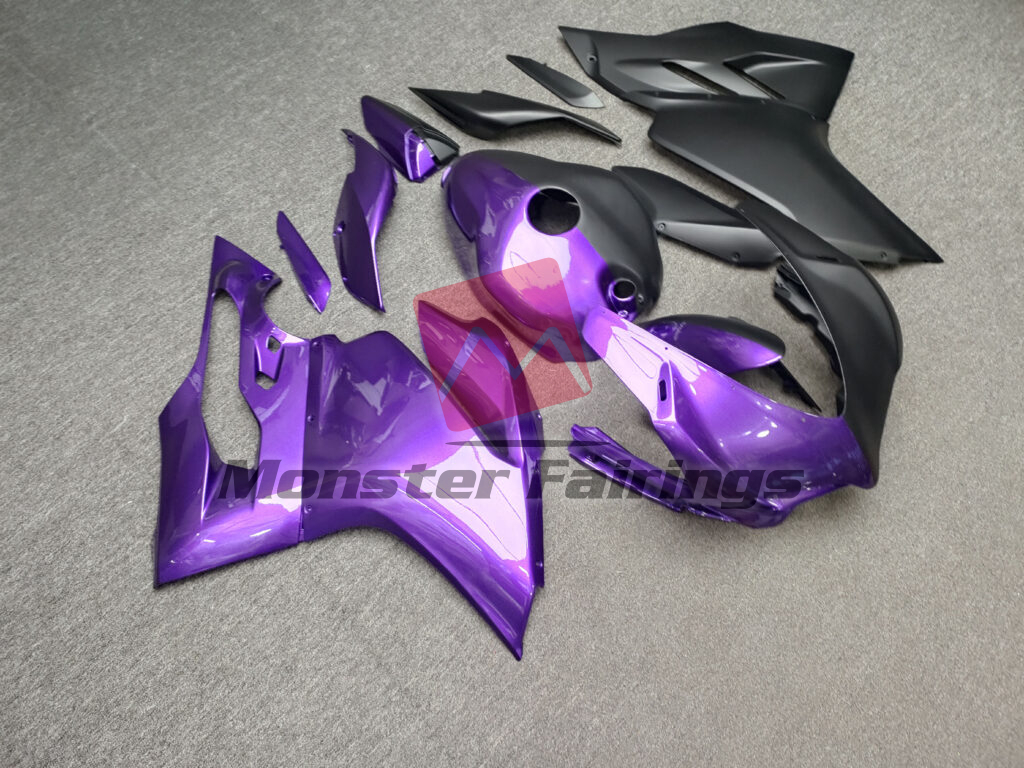Gloss Purple & Matte Black Split ABS fairings for Ducati 959 - premium OEM fit kit by Monster Fairings