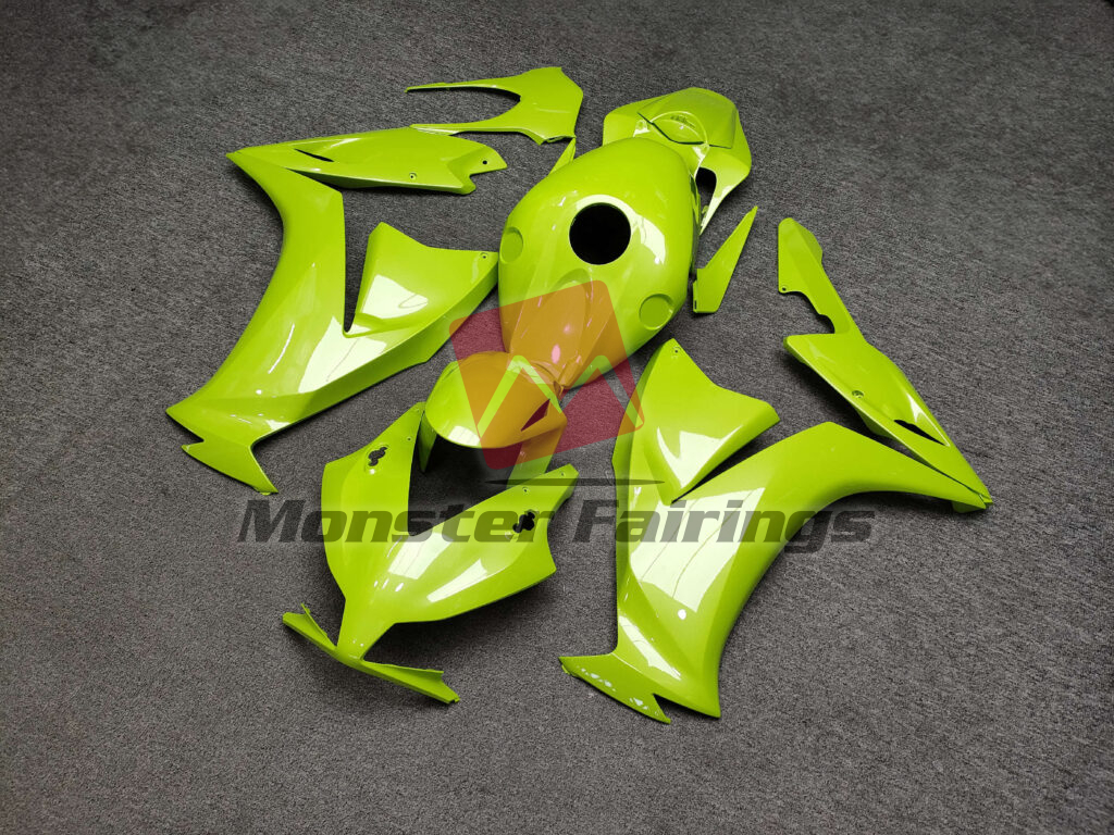 Honda CBR1000RR custom ABS fairings 2012 - 2016 in Gloss Lime Green - durable replacement kit, Monster Fairings