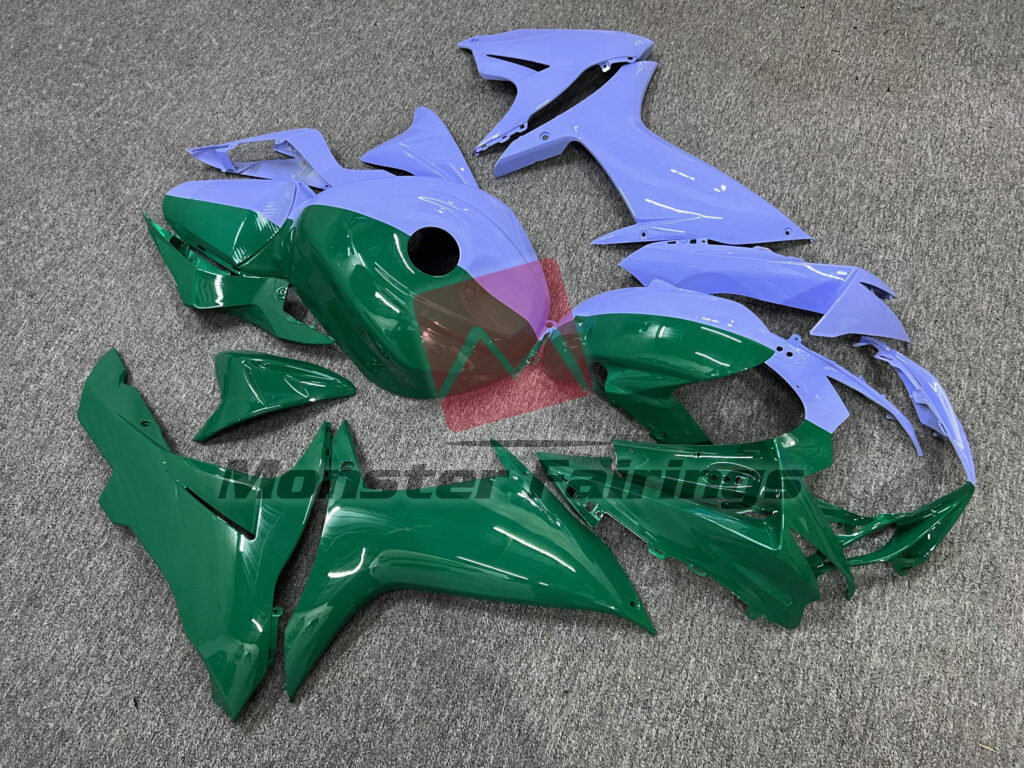 Gloss Light Purple & Green ABS fairings for Suzuki GSXR 600 - 750 2011 - 2025 - premium OEM fit kit by Monster Fairings