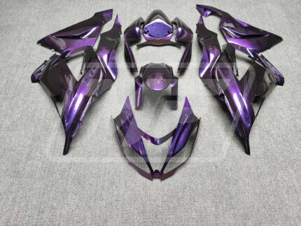 Kawasaki ZX6R 2013-2018 Gloss Deep Purple ABS Fairings | Monster Fairings