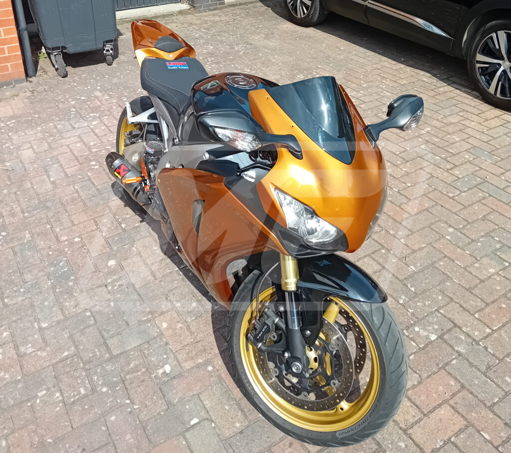 Gloss Metallic Orange & Black ABS fairings for Honda CBR1000RR 2008 - 2011 - premium OEM fit kit by Monster Fairings
