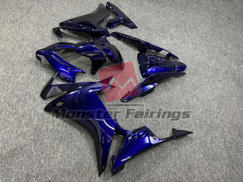 2013 - 2015 Honda CBR500R Gloss Deep Blue fairing set - ABS injection, custom painted by Monster Fairings