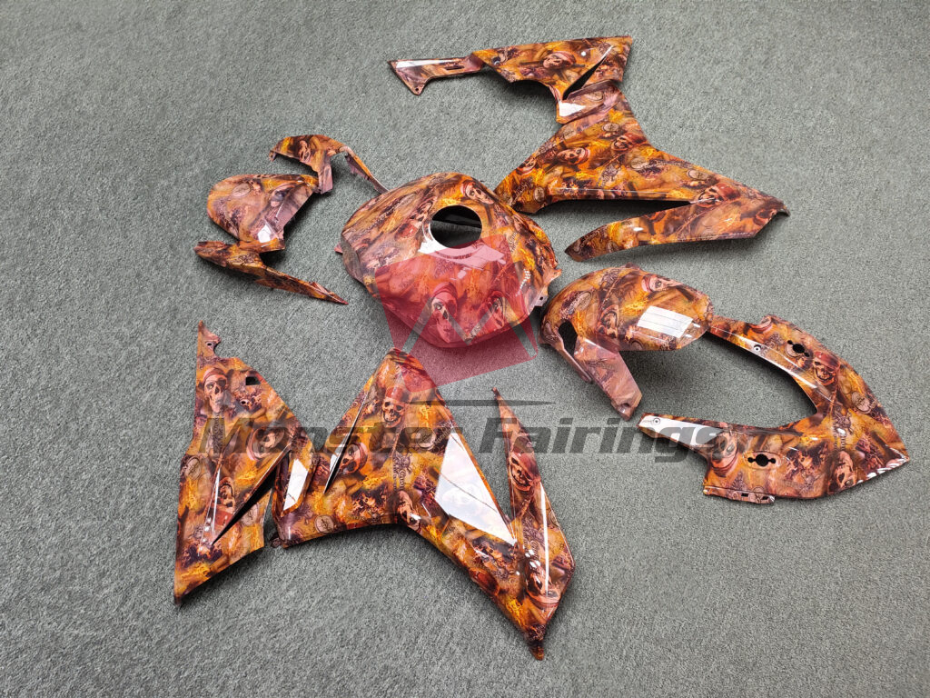Honda CBR500R custom ABS fairings 2022 - 2023 in Gloss Wraith of the Deep - durable replacement kit, Monster Fairings