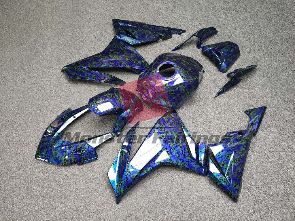 Gloss Oceanic Phantom ABS fairings for Honda CBR500R 2022 - 2023 - premium OEM fit kit by Monster Fairings