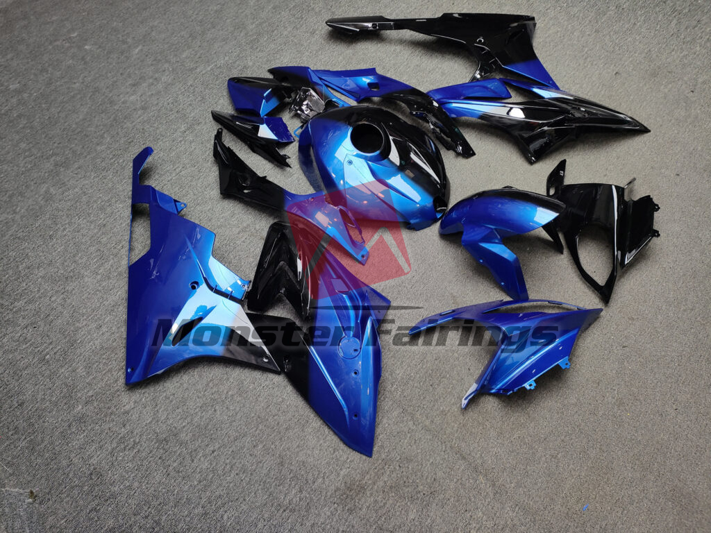 Gloss Black & Blue Split ABS fairings for BMW S1000RR 2015 - 2016 - premium OEM fit kit by Monster Fairings