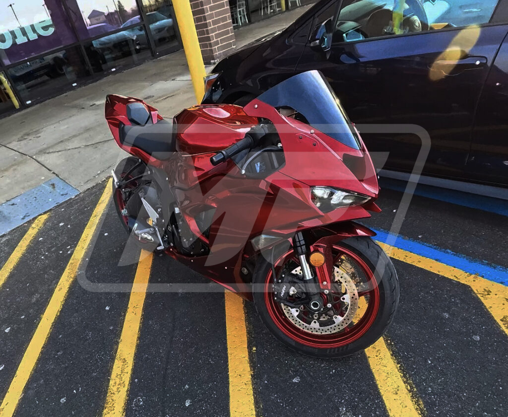 Gloss Candy Red ABS fairings for Kawasaki ZX6R 2024 - 2025 - premium OEM fit kit by Monster Fairings