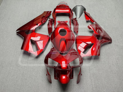 Honda CBR600RR 2003-2004 Gloss Deep Red ABS Fairings | Monster Fairings
