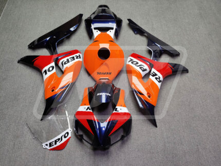 Honda CBR1000RR 2006-2007 Gloss Dark Blue "Repsol" ABS Fairings | Monster Fairings