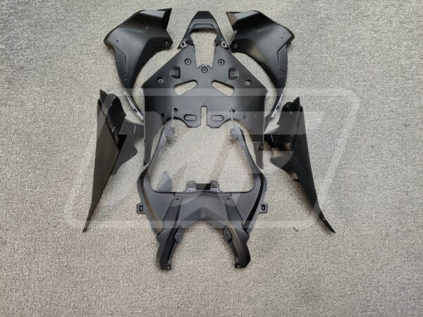 Kawasaki ZX6R 2024 - 2025 ABS fairings, Gloss Candy Red - high - quality motorcycle kit by Monster Fairings