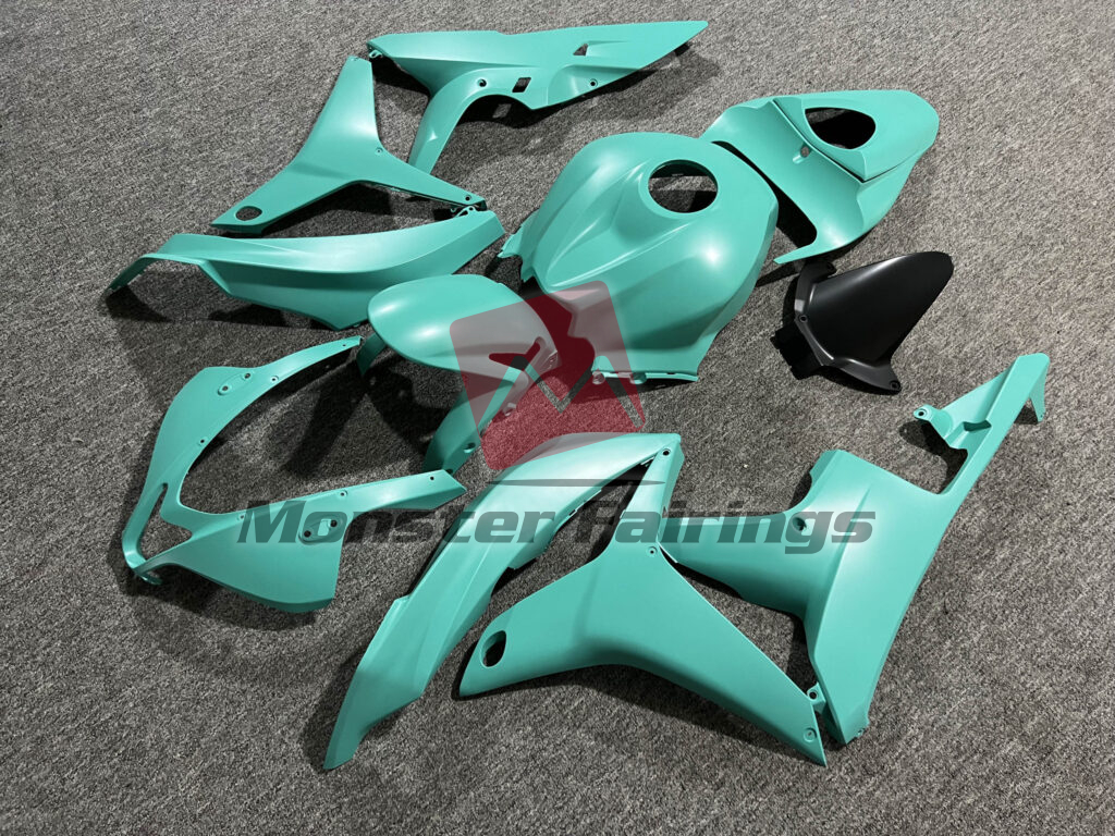 Honda CBR600RR custom ABS fairings 2007 - 2008 in Matte Turquoise - durable replacement kit, Monster Fairings