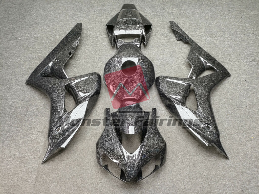 Honda CBR1000RR 2006 - 2007 Gloss Forged Carbon Fiber Style ABS fairings - custom motorcycle bodywork kit by Monster Fairings
