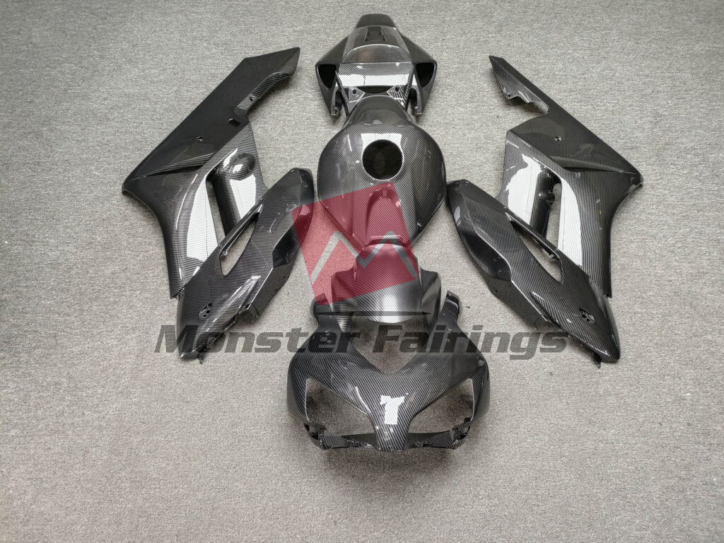 Honda CBR1000RR 2004 - 2005 Gloss Carbon Fiber Style ABS fairings - custom motorcycle bodywork kit by Monster Fairings