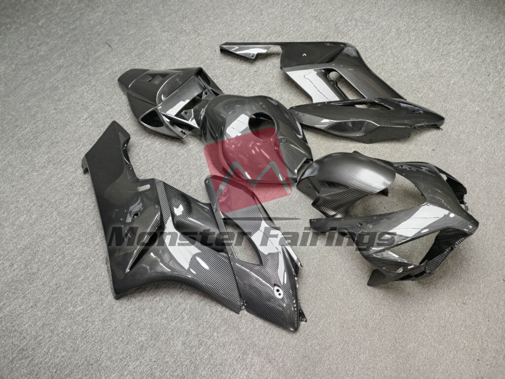 Honda CBR1000RR custom ABS fairings 2004 - 2005 in Gloss Carbon Fiber Style - durable replacement kit, Monster Fairings