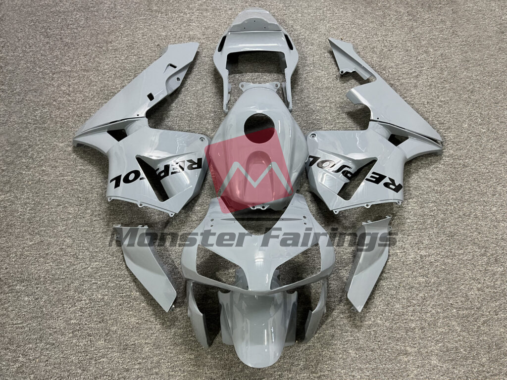 Honda CBR600RR 2003 - 2004 Gloss Nardo Gray "Repsol"" ABS fairings - custom motorcycle bodywork kit by Monster Fairings"