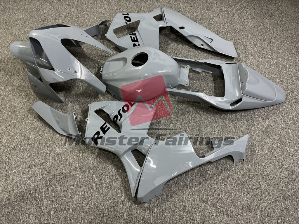 Honda CBR600RR custom ABS fairings 2003 - 2004 in Gloss Nardo Gray "Repsol"" - durable replacement kit