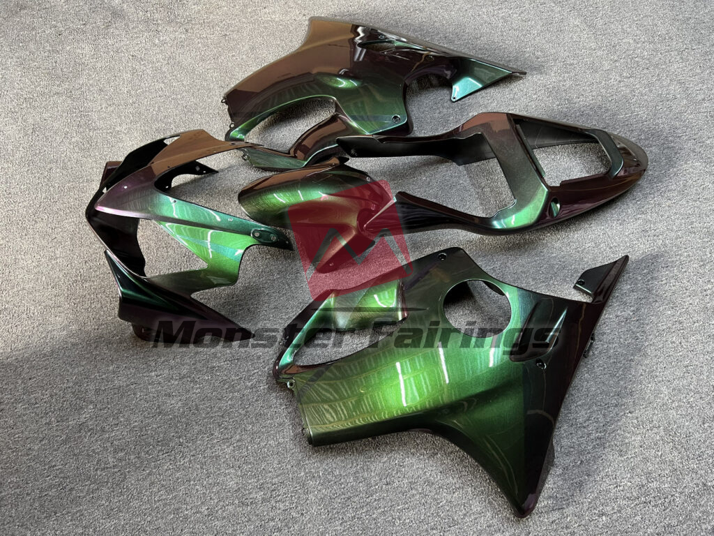 Gloss Metallic Green Iridescent ABS fairings for Honda CBR600 F4i 2001 - 2003 - premium OEM fit kit by Monster Fairings