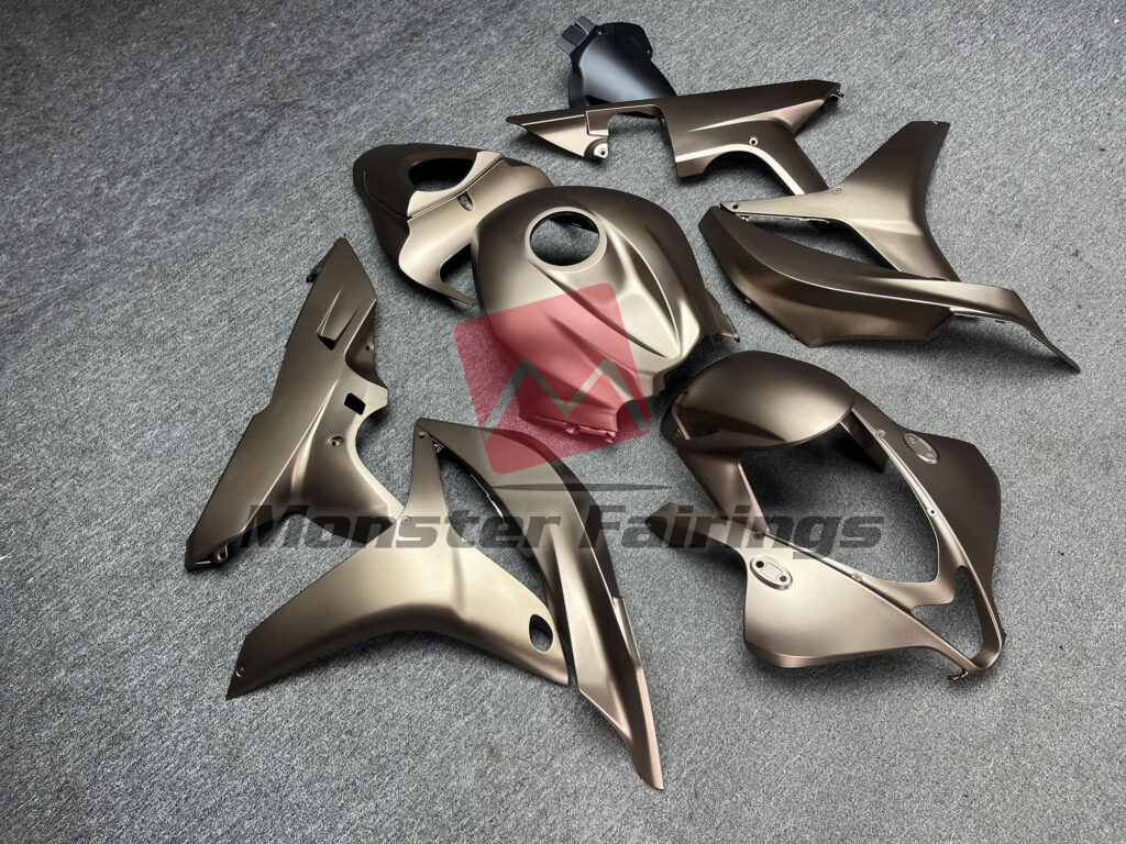 Honda CBR600RR custom ABS fairings 2007 - 2008 in Matte Metallic Bronze - durable replacement kit, Monster Fairings