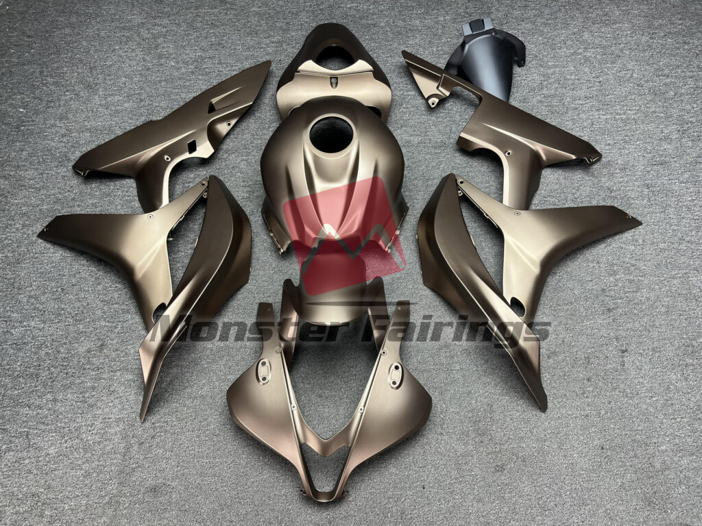 Honda CBR600RR 2007 - 2008 Matte Metallic Bronze ABS fairings - custom motorcycle bodywork kit by Monster Fairings