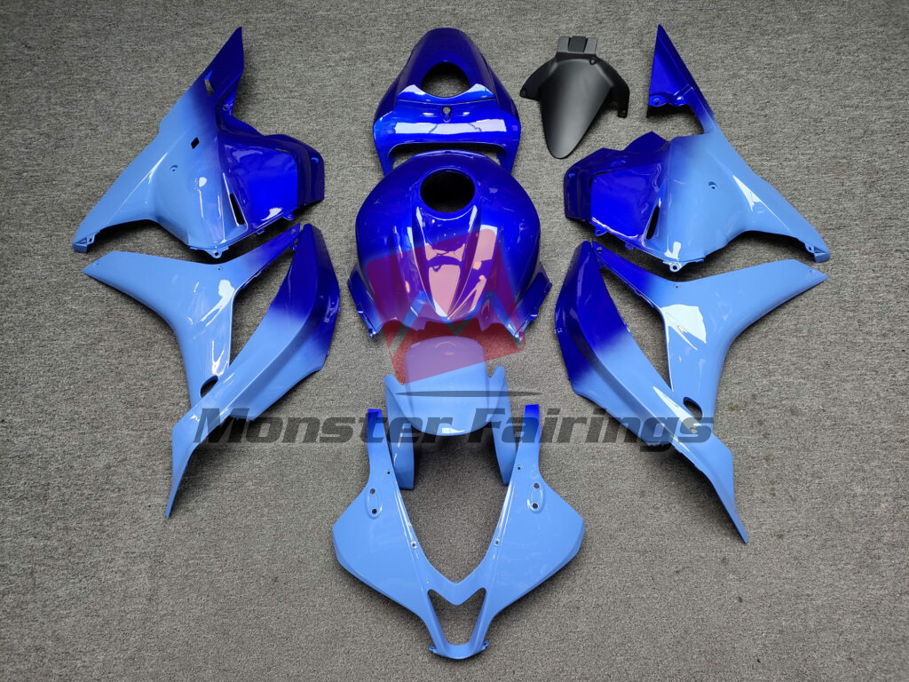 Honda CBR600RR 2009 - 2012 Gloss Blue Gradient ABS fairings - custom motorcycle bodywork kit by Monster Fairings