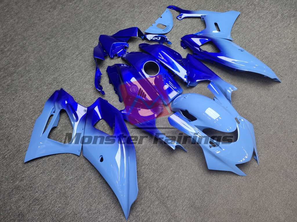 Gloss Blue Gradient ABS fairings for Yamaha R7 2021 - 2025 - premium OEM fit kit by Monster Fairings