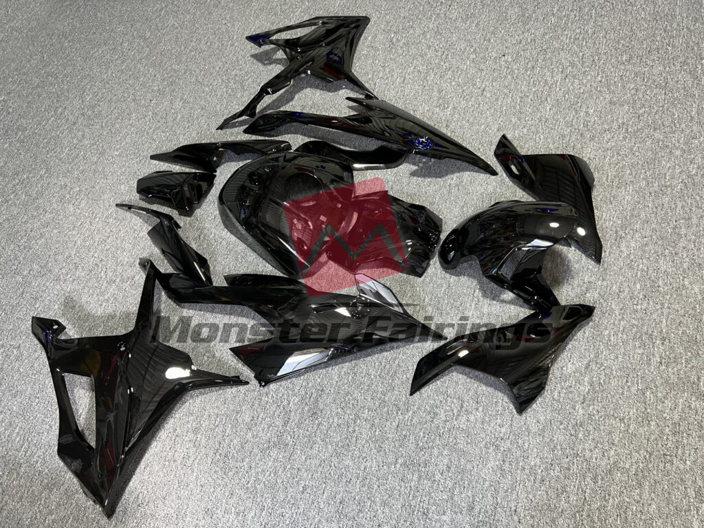 Gloss Black ABS fairings for BMW S1000RR 2019 - 2022 - premium OEM fit kit by Monster Fairings