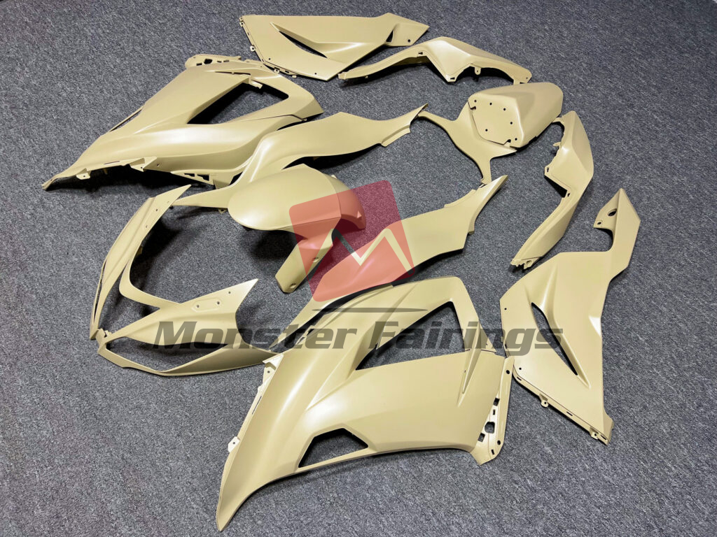 Matte Desert Tan ABS fairings for Kawasaki ZX6R 2013 - 2018 - premium OEM fit kit by Monster Fairings